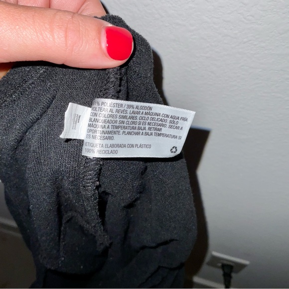 Wild Fable Black Sleeveless HalterTie Towel Terry Fabric Romper size large - Picture 6 of 9